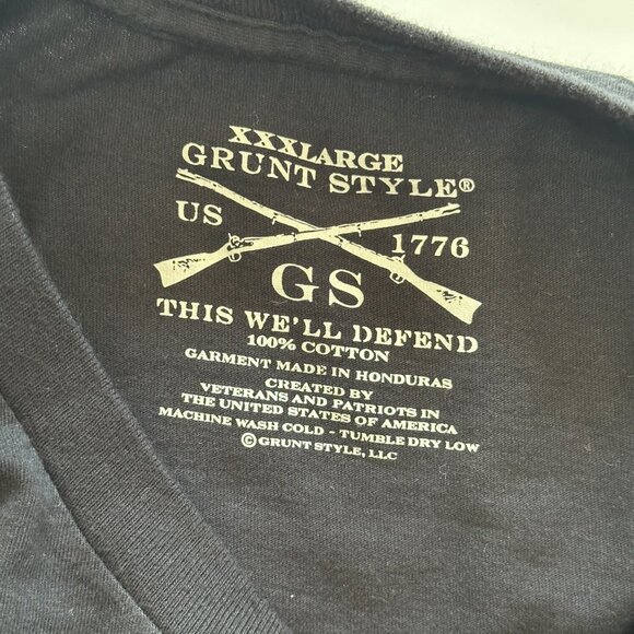 Liberty Over Tyranny Statue of Liberty Graphic T-shirt Black 3XL Vintage Street - Picture 3 of 8